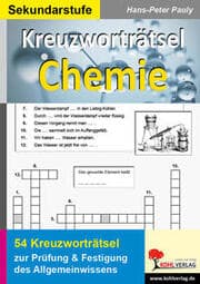 Cover von Kreuzworträtsel Chemie