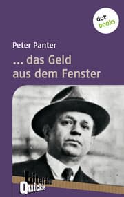 Cover von ... das Geld aus dem Fenster - Literatur-Quickie