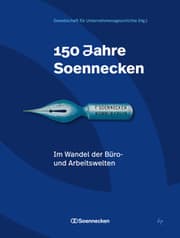Cover von 150 Jahre Soennecken. Arbeitswelten im Wandel