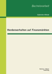 Cover von Herdenverhalten auf Finanzmärkten