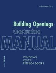 Cover von Building Openings Construction Manual
