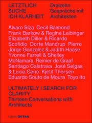 Cover von Letztlich suche ich Klarheit/Ultimately I search for clarity