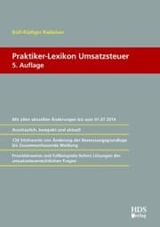 Cover von Praktiker-Lexikon Umsatzsteuer