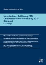 Cover von Umsatzsteuer-Erklärung 2014/Umsatzsteuer-Voranmeldung 2015 Kompakt