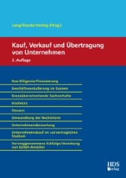 Cover von Kauf, Verkauf und Übertragung von Unternehmen