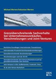 Cover von Grenzüberschreitende Sachverhalte bei Unternehmensverkäufen, Verschmelzungen und Joint-Ventures