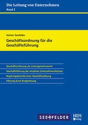 Cover von Geschäftsordnung für die Geschäftsführung