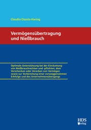 Cover von Vermögensübertragung und Nießbrauch