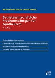 Cover von Betriebswirtschaftliche Problemstellungen für Apotheker/n