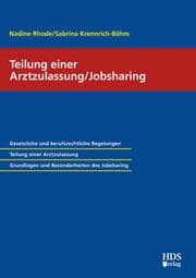 Cover von Teilung einer Arztzulassung/Jobsharing
