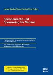 Cover von Spendenrecht und Sponsoring für Vereine