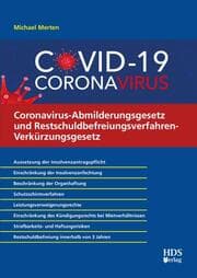 Cover von Coronavirus-Abmilderungsgesetz und Restschuldbefreiungsverfahren-Verkürzungsgesetz