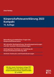 Cover von Körperschaftsteuererklärung 2023 Kompakt