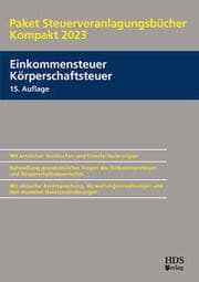 Cover von Paket Steuerveranlagungsbücher Kompakt 2023