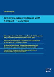 Cover von Einkommensteuererklärung 2024 Kompakt