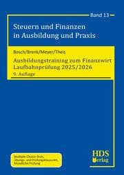 Cover von Ausbildungstraining zum Finanzwirt Laufbahnprüfung 2025/2026