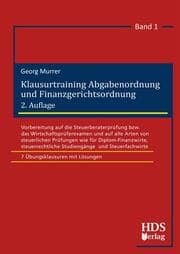 Cover von Klausurtraining Abgabenordnung und Finanzgerichtsordnung