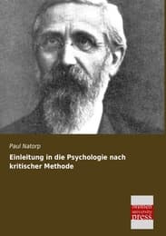 Cover von Einleitung in die Psychologie nach kritischer Methode