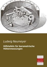 Cover von Hilfstafeln für barometrische Höhenmessungen