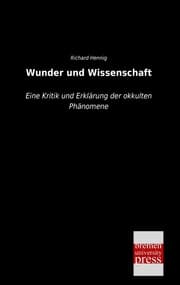 Cover von Wunder und Wissenschaft