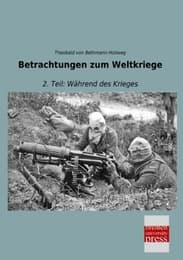 Cover von Betrachtungen zum Weltkriege