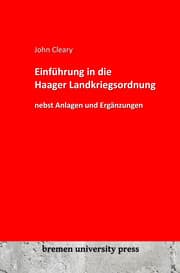 Cover von Einführung in die Haager Landkriegsordnung nebst Anlagen und Ergänzungen