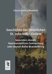 Cover von Geschichte des Ritterlichen St.Johanniter-Ordens