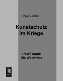 Cover von Kunstschutz im Kriege