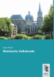 Cover von Rheinische Volkskunde