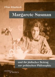 Cover von Margarete Susman und ihr jüdischer Beitrag zur politischen Philosophie