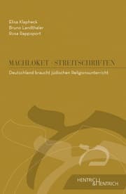 Cover von Deutschland braucht jüdischen Religionsunterricht