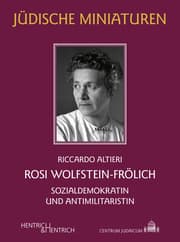 Cover von Rosi Wolfstein-Frölich
