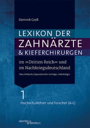 Cover von Lexikon der Zahnärzte und Kieferchirurgen im Dritten Reich und im Nachkriegsdeutschland