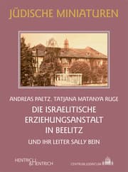 Cover von Die Israelitische Erziehungsanstalt in Beelitz
