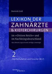 Cover von Lexikon der Zahnärzte und Kieferchirurgen im Dritten Reich und im Nachkriegsdeutschland