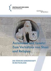 Cover von Autonomie und Gesetz: Zum Verhältnis von Staat und Religion