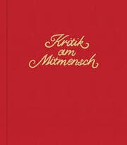 Cover von Kritik am Mitmensch