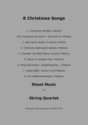 Cover von 8 Christmas Songs (String Quartet)