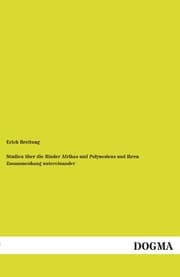 Cover von Studien über die Rinder Afrikas und Polynesiens und ihren Zusammenhang untereinander