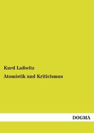 Cover von Atomistik und Kriticismus