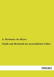 Cover von Statik und Mechanik des menschlichen Fußes