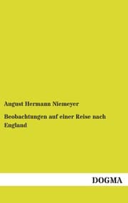 Cover von Beobachtungen auf einer Reise nach England