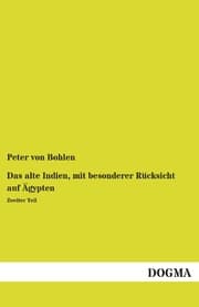 Cover von Das alte Indien, mit besonderer Rücksicht auf Ägypten