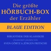 Cover von Die größte Hörbuch-Box der Erzähler: Blaue Edition