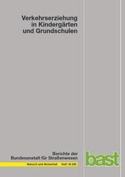 Cover von Verkehrserziehung in Kindergärten und Grundschulen