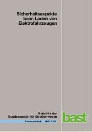 Cover von Sicherheitsaspekte beim Laden von Elektrofahrzeugen