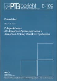 Cover von Pulsgetriebenes AC-Josephson-Spannungsnormal