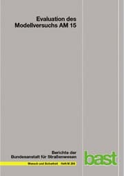 Cover von Evaluation des Modellversuchs AM 15