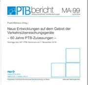 Cover von Neue Entwicklungen auf dem Gebiet der Verkehrsüberwachungsgeräte