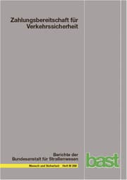 Cover von Zahlungsbereitschaft für Verkehrssicherheit